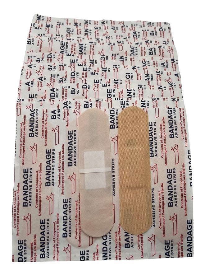 كومفرت أكسيس عبوة من 200 ضمادة لاصقة مرنة من القماش، شرائط ضمادات مريحة وجيدة التهوية، مقاس 1 بوصة × 3 بوصات، للإسعافات الأولية والعناية بالجروح والحماية. - Image 2